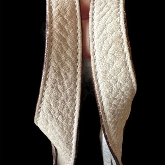 Tom Ford for Gucci Creamy White Leather Web Sherry Line Bamboo Tote Bag RARE - Picture 16 of 16